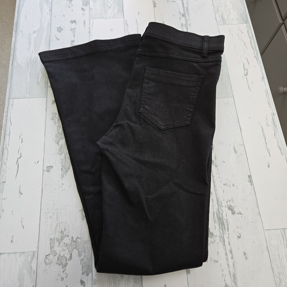 Anna & Ava Black Flare Wide Leg Jeans Size Large NWT - Picture 6 of 12